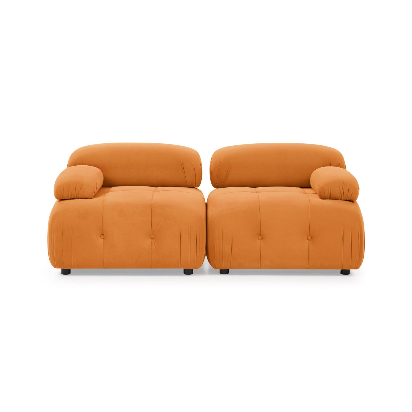 Orange Glamour Galaxy Luxe Sectional
