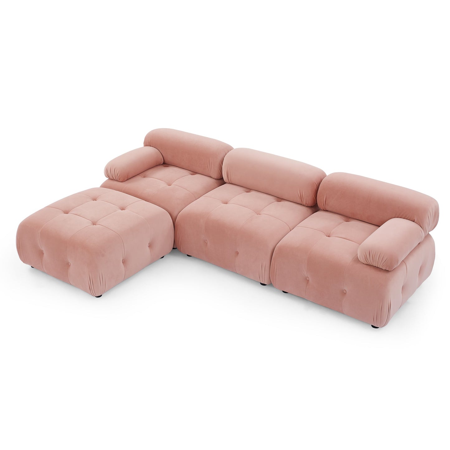Pink Glamour Galaxy Luxe Sectional
