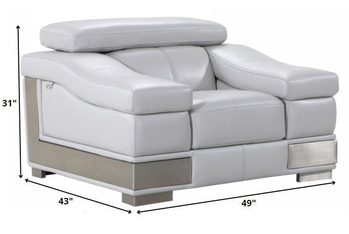 31inches to 39inches Grey Lovely Light Chair