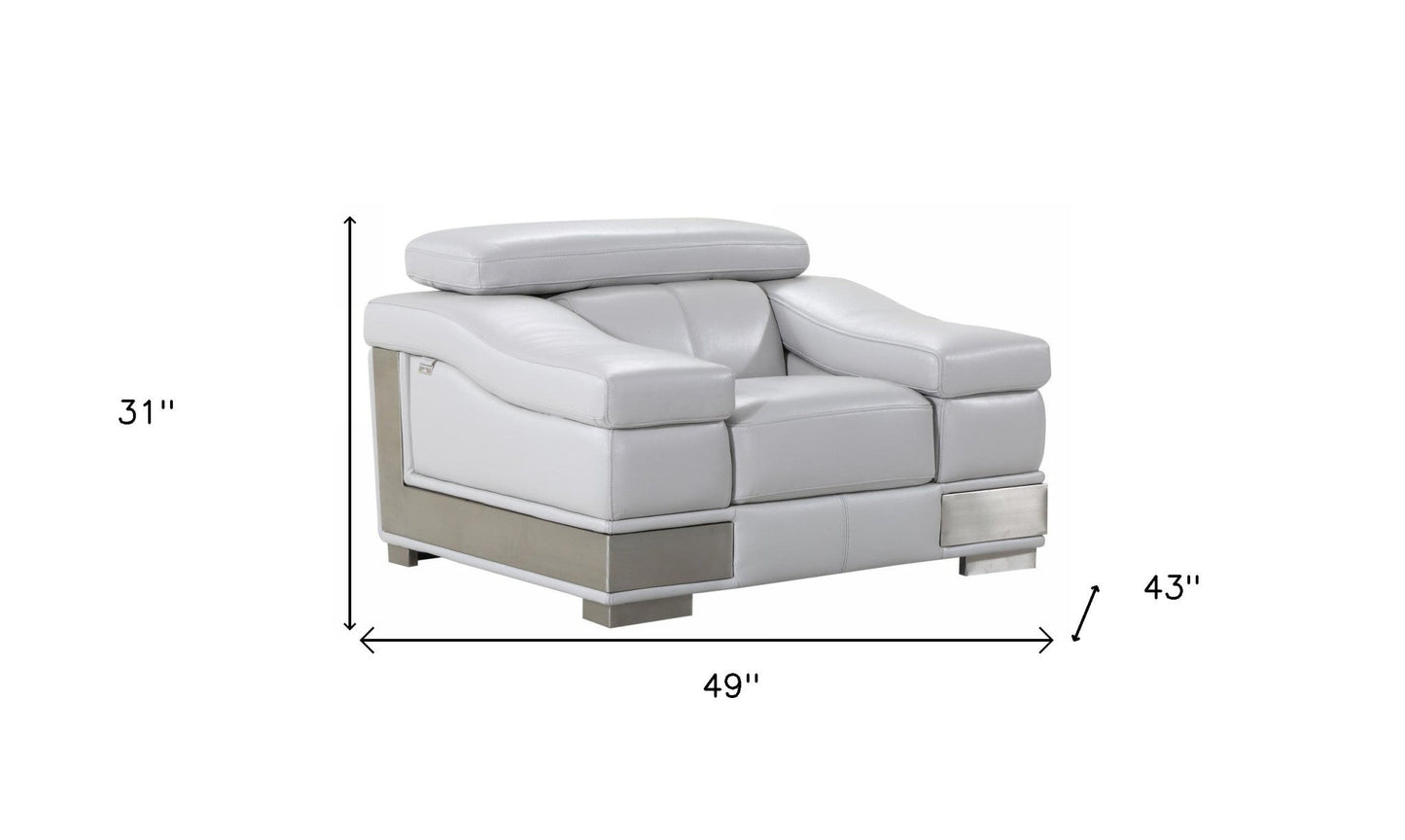 31inches to 39inches Grey Lovely Light Chair