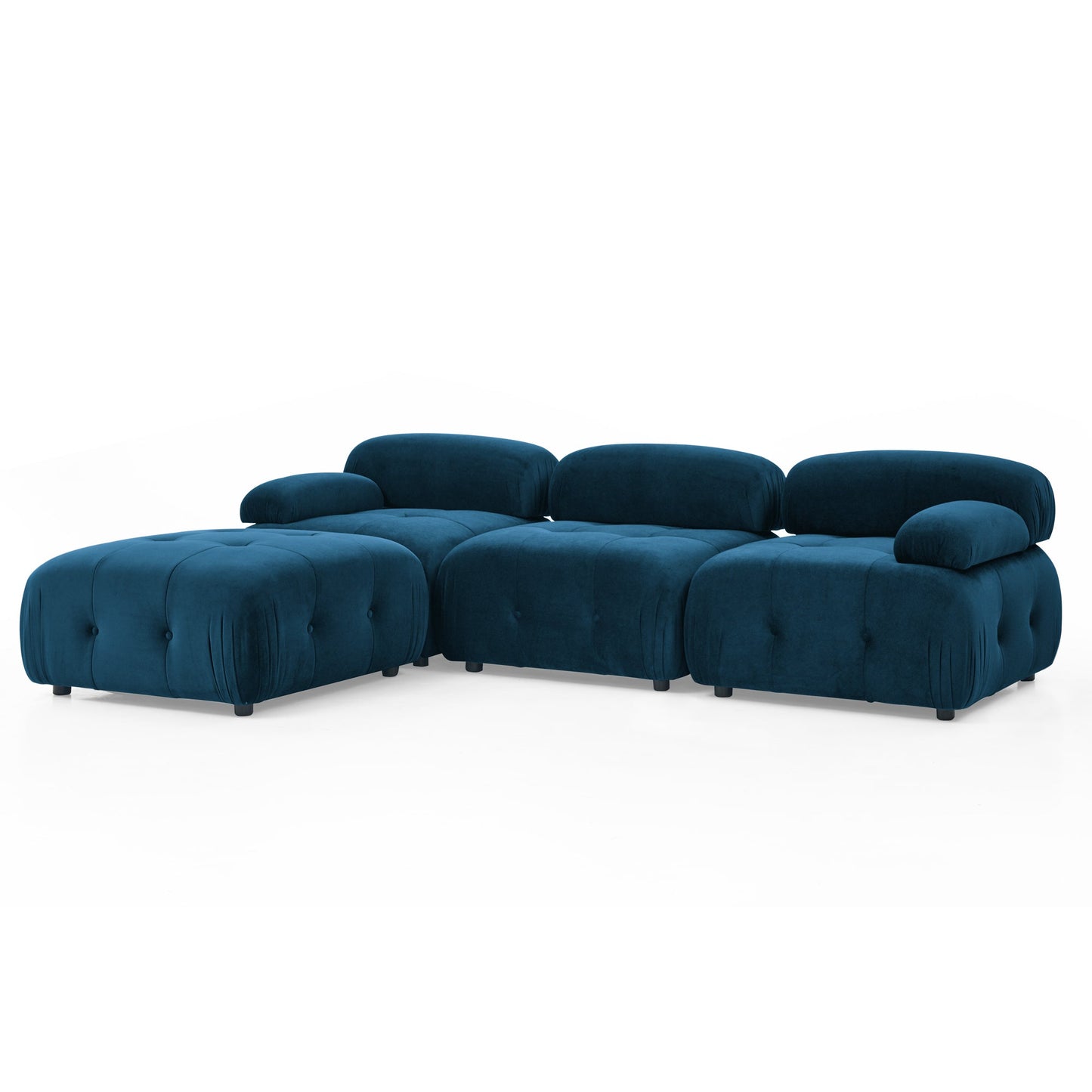 Navy Glamour Galaxy Luxe Sectional