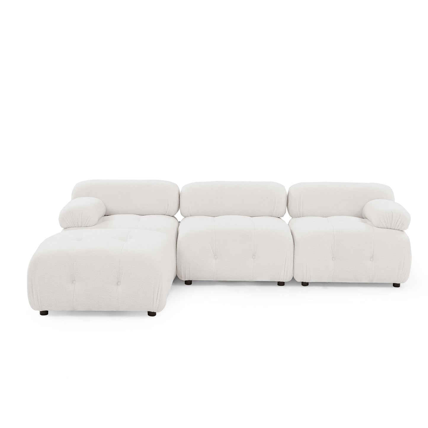 Teddy Fabric Glamour Galaxy Luxe Sectional
