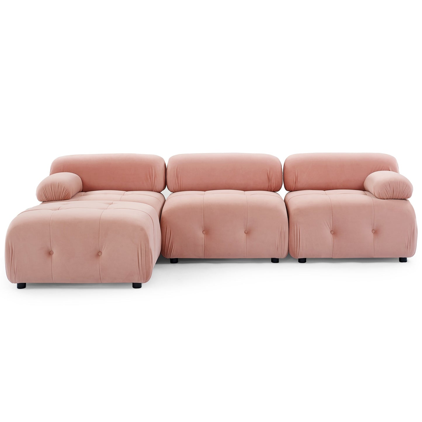 Pink Glamour Galaxy Luxe Sectional