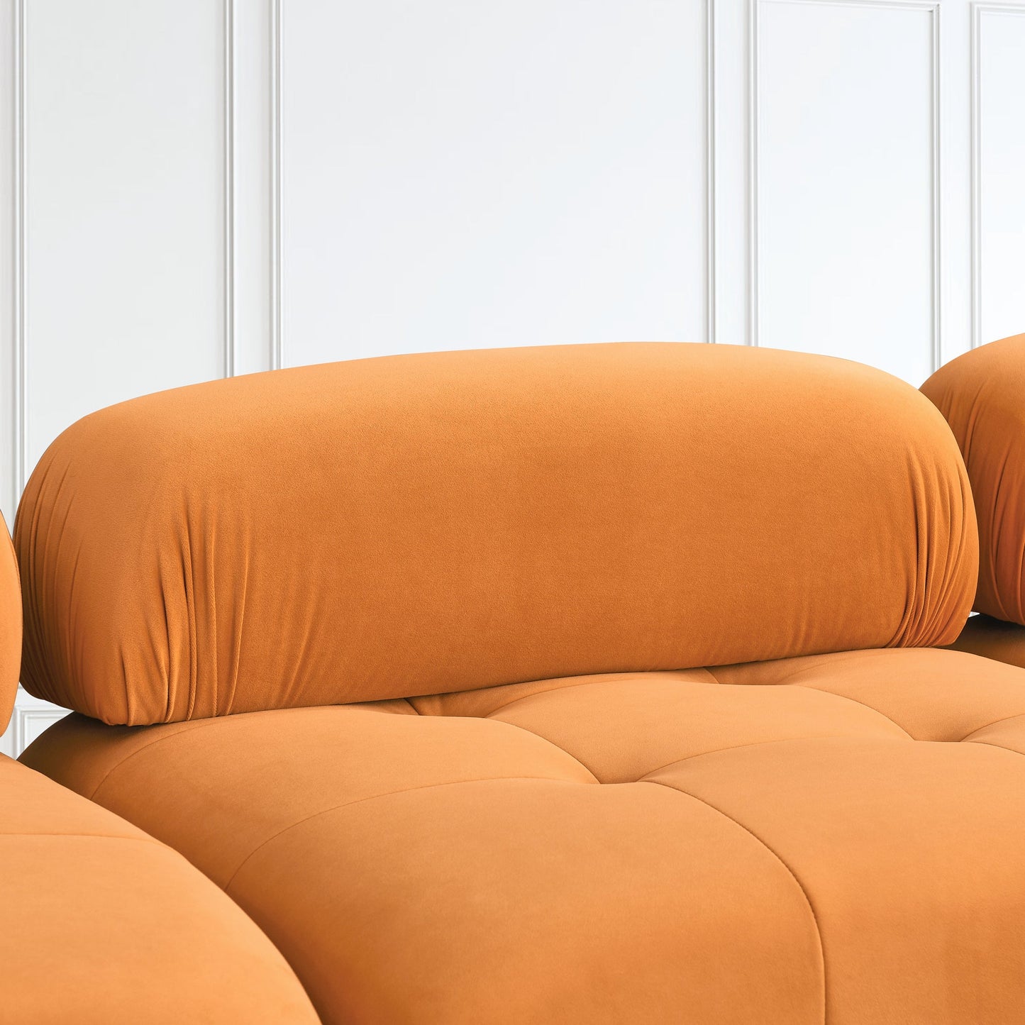 Orange Glamour Galaxy Luxe Sectional