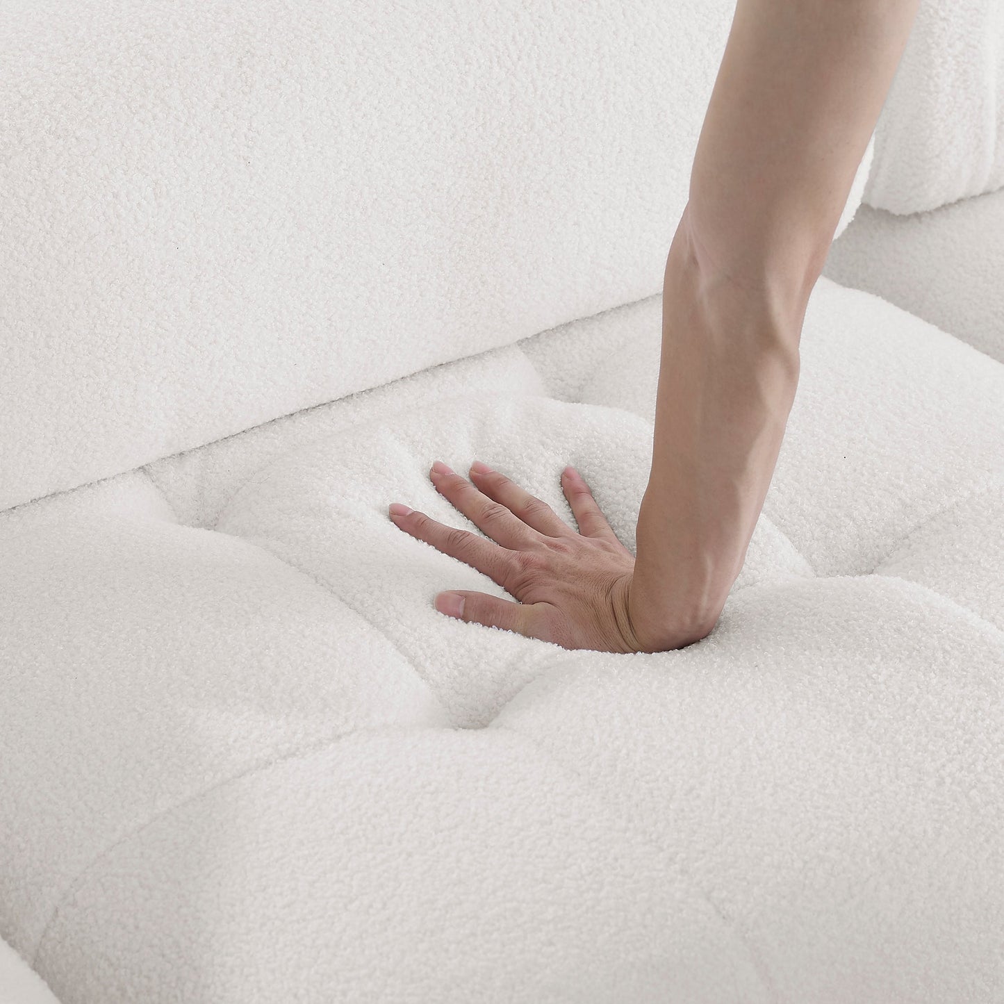 Teddy Fabric Glamour Galaxy Luxe Sectional